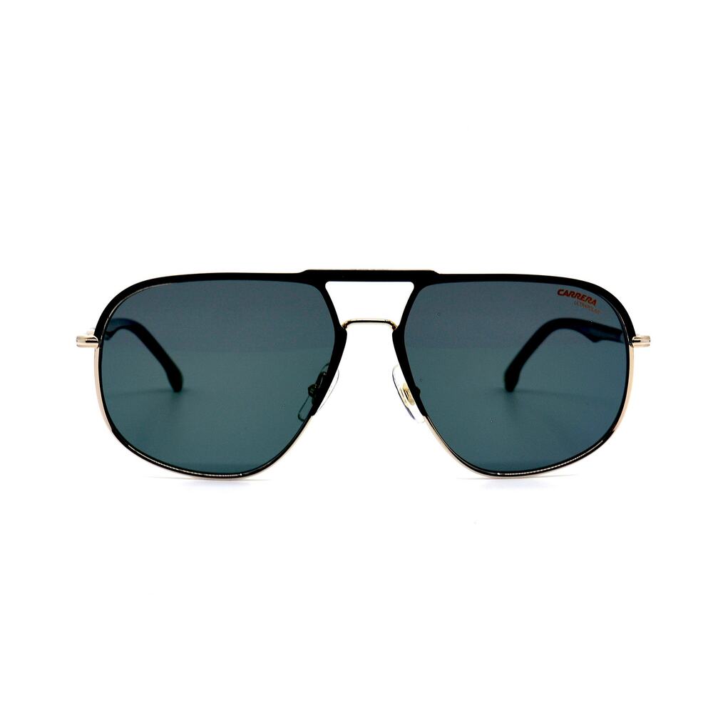 NEW CARRERA 1051318/S 2M2 BLACK GOLD GREY POLARIZED AUTHENTIC SUNGLASSES - Picture 2 of 12